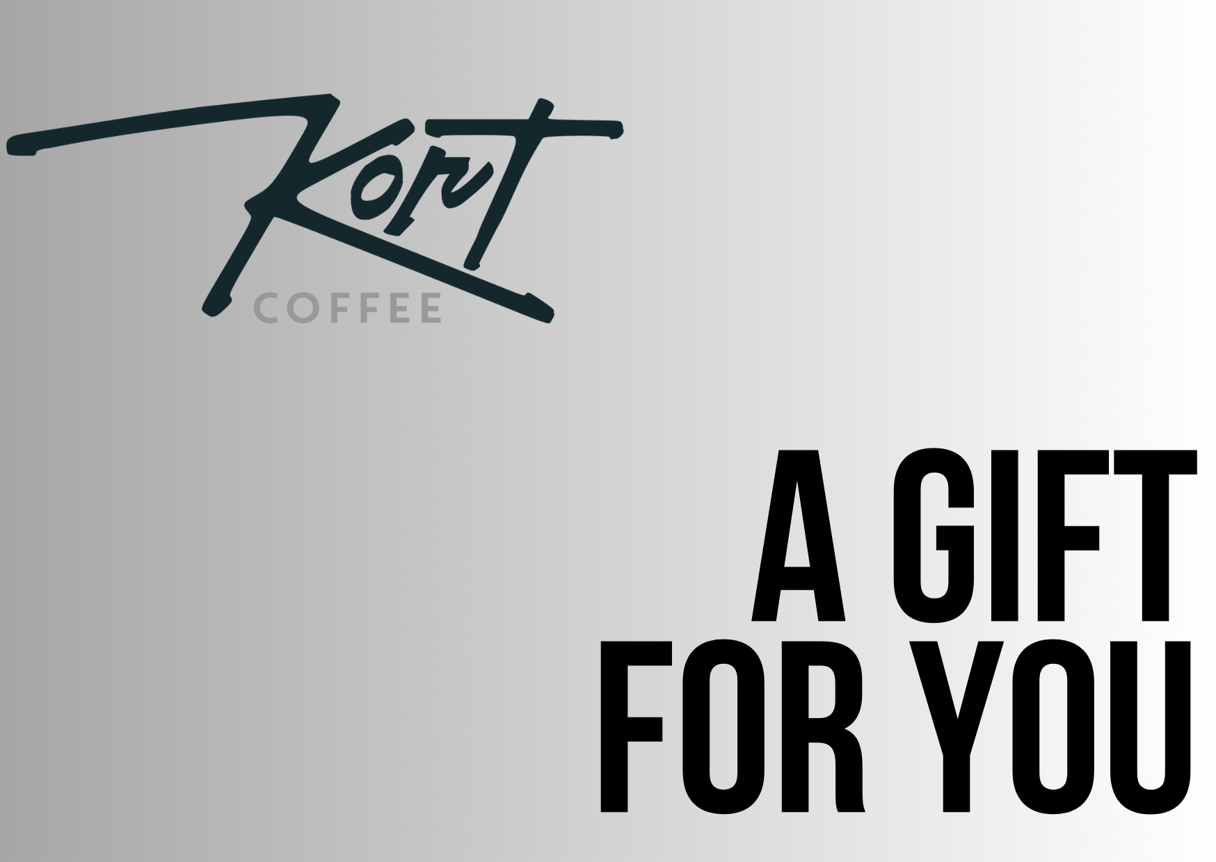Kort Coffee Gift Card